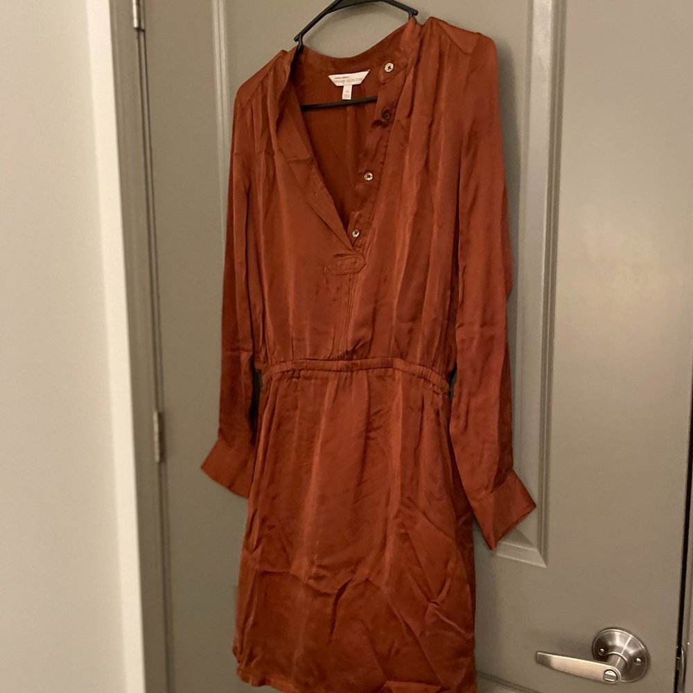 Banana Republic Heritage Collection Women's Orange Drape Top XS